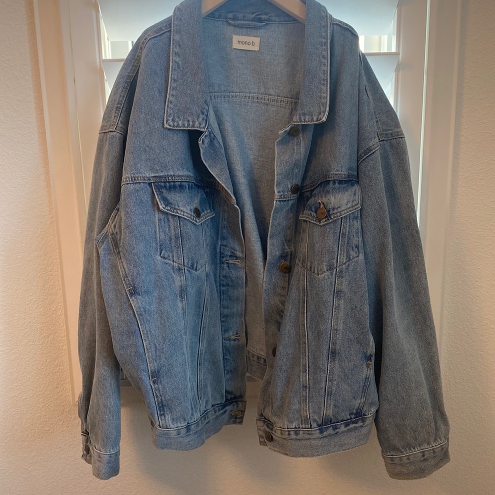 Oversized Denim Jacket- size medium